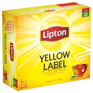 Lipton Yellow Label Black Tea 100 Teabags