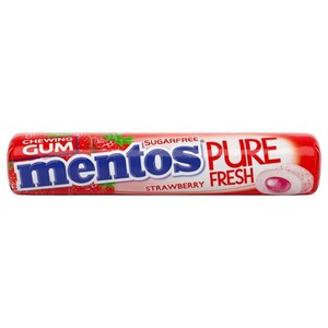 Mentos Chewing Gum Pure Fresh Strawberry 15.75G