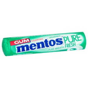 Mentos Gum Pure Fresh Spearmint 15.75G