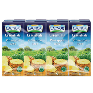 Lacnor Juice Pineapple 180Ml X8