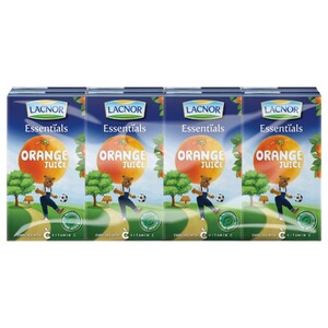 Lacnor Juice Orange 125Ml X8