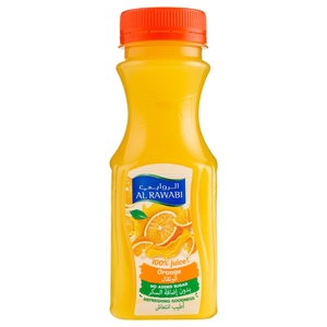 Al Rawabi Juice Orange No Added Sugar 200Ml