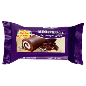 Sara Mini Swiss Roll Cake Chocolate 20G