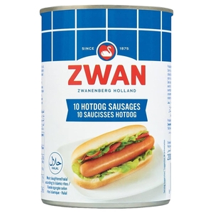 Zwan 10 Meat Hot Dog Sausages 400G
