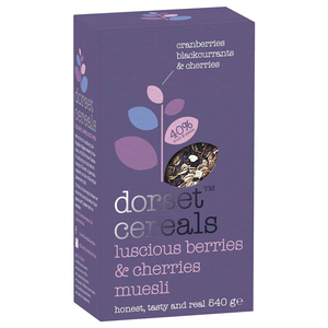 Dorset Cereals Luscious Berries & Cherries Muesli 540G