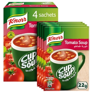Knorr Cup A Soup Cream Of Tomato 22G X4