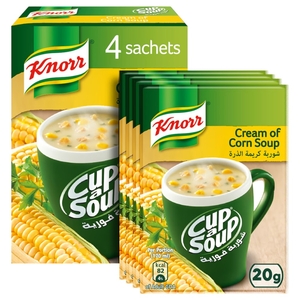 Knorr Cas Cream Of Corn 20G X4