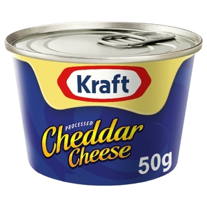 Kraft Processed Cheddar Cheese 50G