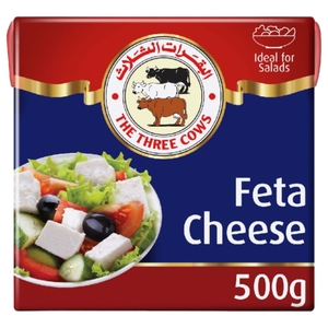 Three Cows Feta Cheese Premium 500G