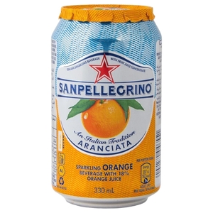 Sanpelligrino Sparkling Drink Blood Orange 330Ml
