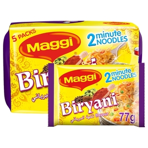 Maggi Instant Noodles Biryani Flavour 77G X 5