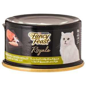 Fancy Feast Seafood And Chicken Medley Glazed In Tuna Jus 85G