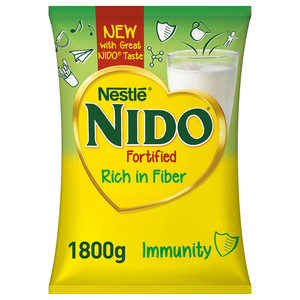 Nido Fortified Rich In Fiber Full Cream Milk Powder 1.8Kg
