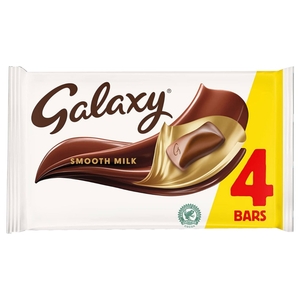 Galaxy Smooth Milk Chocolate 42G X4
