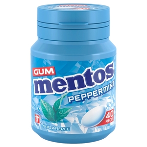 Mentos Gum Peppermint Sugar Free 56G