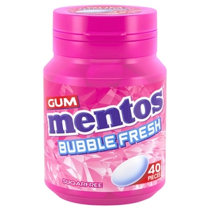 Mentos Gum Bubble Fresh Sugar Free 56G