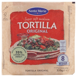 Santamaria Organic Soft Tortlla 320G