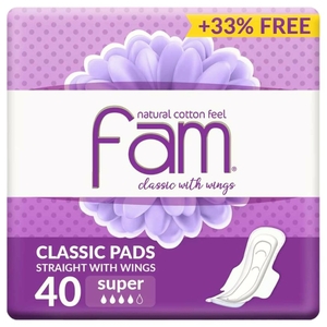 Fam Feminine Pads 40 Pieces