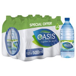 Oasis Mineral Water Low Sodium 500Ml X12