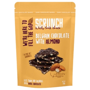 Scrunch Dark Chocolate With Almond 35G