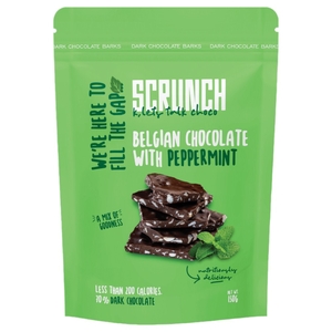 Scrunch Dark Chocolate With Mint 150G