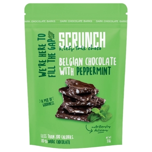 Scrunch Dark Chocolate With Mint 35G