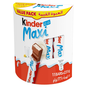 Kinder Chocolate Maxi 11 Pieces 231G