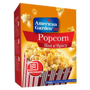 American Garden Popcorn Hot N Spicy 273G