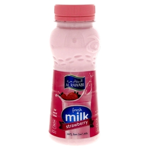 Al Rawabi Strawberry Fresh Milk 200Ml
