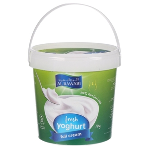 Al Rawabi Fresh Yoghurt Full Cream 1Kg