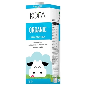 Koita Organic Long Life Whole Fat Milk 1L