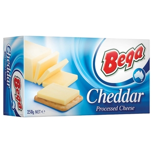 Bega Processed Cheddar Cheese 250G