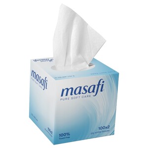 Masafi White Boutique Tissue 100 Sheets