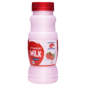 Al Ain Farms Full Cream Strawberry Milk 250Ml