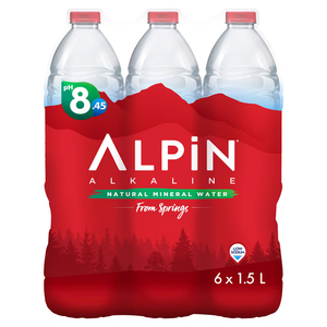 Alpin Natural Mineral Water 1.5L X6