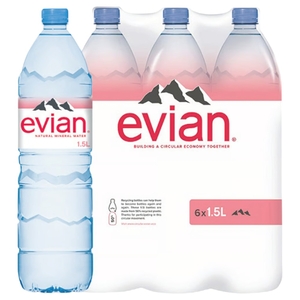 Evian Mineral Water 1.5L X6