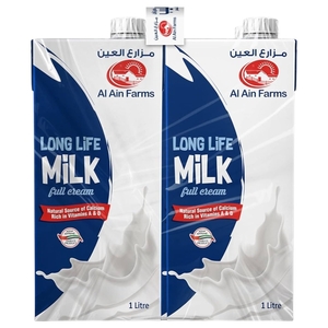 Al Ain Farms Uht Milk Full Cream 1L X4