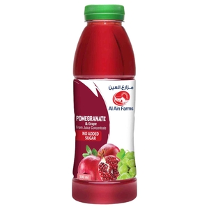 Al Ain Farms Juice Pomegranate & Grape 500Ml