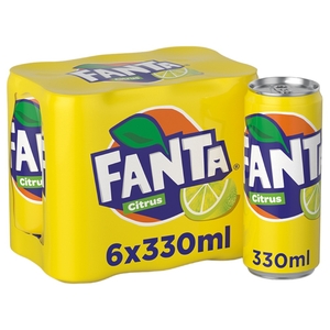Fanta Citrus Flavor 330Ml X6