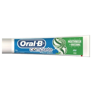 Oral-B Complete Toothpaste Mouthwash Whitening 100Ml