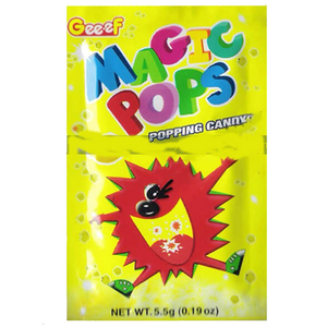 Geeef Magic Pops Popping Candy Lemon 5.5G