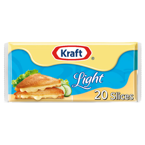 Kraft Light Cheese 20 Slices 400G