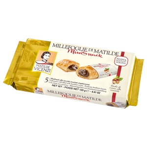 Matilde Vicenzi Puff Pastry Rolls Filled With Hazelnut Cream 125G