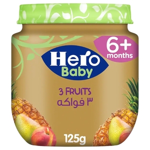 Hero Baby 3 Fruits 125G