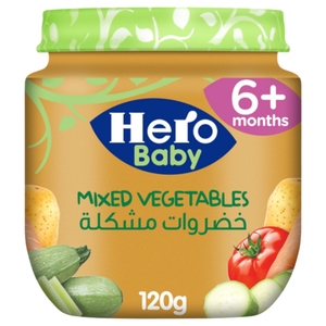 Hero Baby Mixed Vegetable Jar 120G