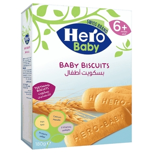 Hero Baby 6+ Months Baby Biscuits 180G