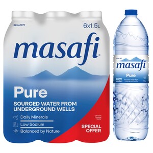 Masafi Pure Drinking Water 1.5L X6
