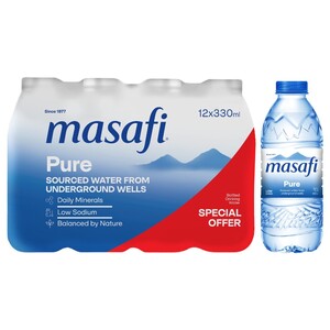 Masafi Mineral Water Pure 330Ml X12 Special Offer