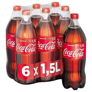 Coca Cola Carbonated Drink 1.5L X6