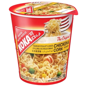 Koka Cup Noodles Chicken & Corn 70G